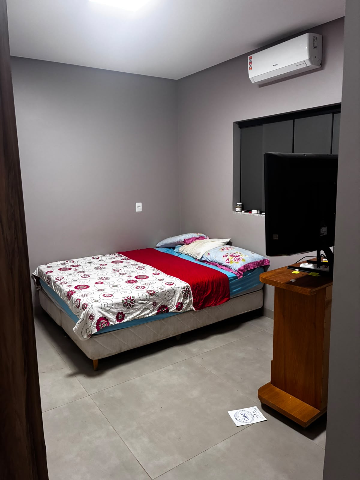 Suíte com cama de casal